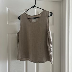 Flax sleeves tank top